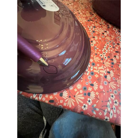 Le Creuset Stoneware Oval Baking Dish in Fig 27 cm/1.7L - Picture 7 of 7